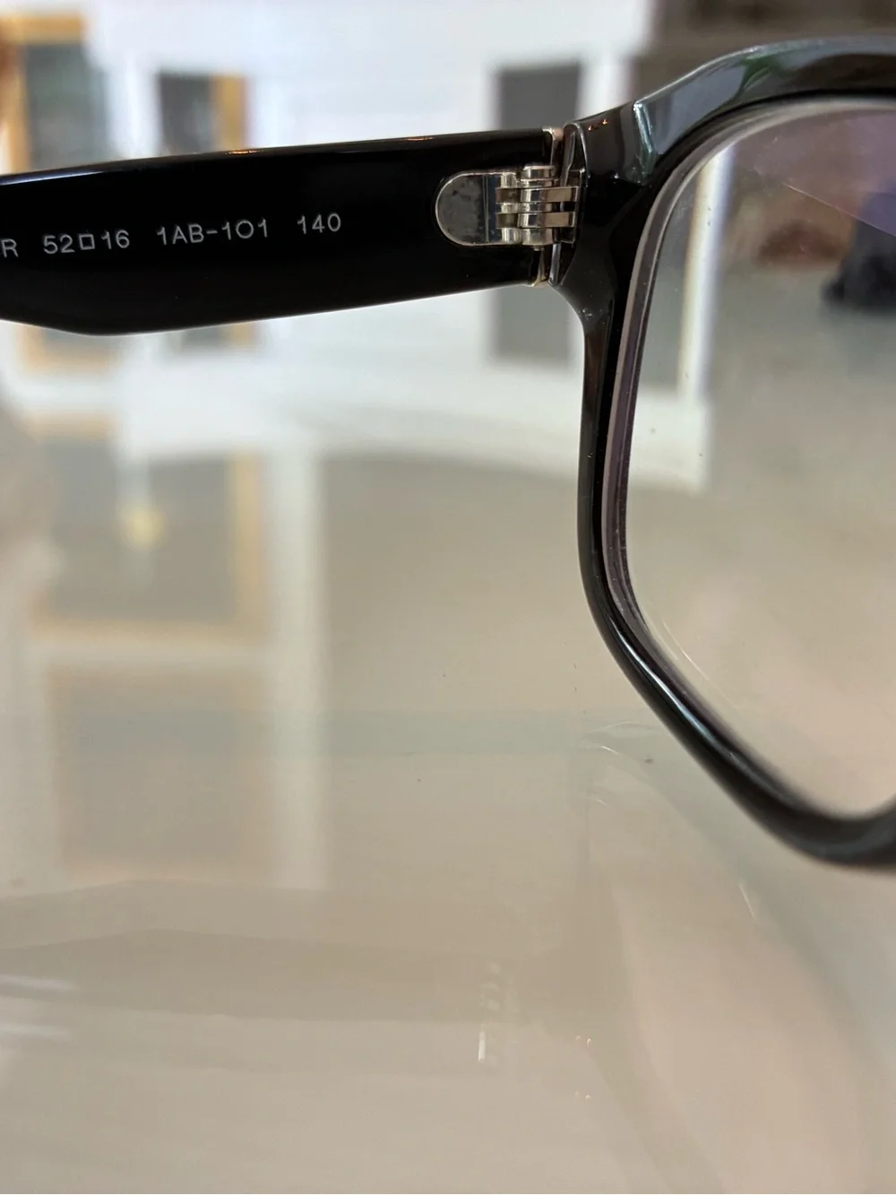 Prada Black Cat-Eye Eyeglasses